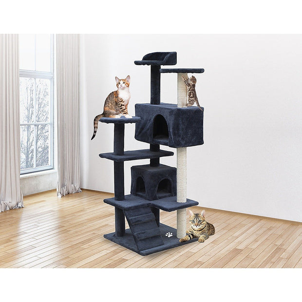 132cm Cat Tree Scratching Post Scratcher Tower Condo House Furniture